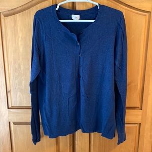 Navy Blue Cardigan XL Tall